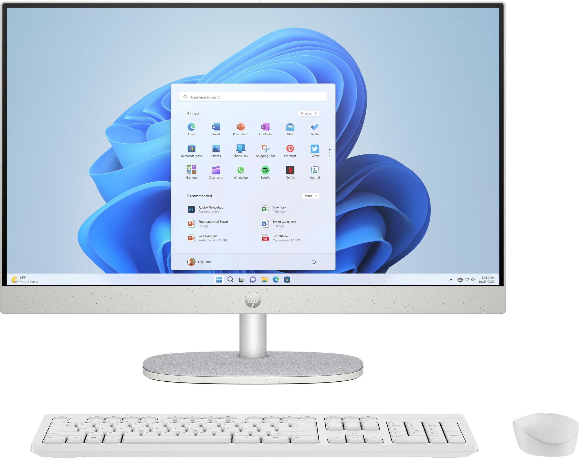 HP All-in-One 24 i5-1335U 23.8FHD 8Go 512Go SSD – Image 2